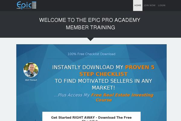 epicproacademy.com site used Sage