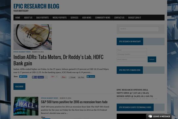 MH Newsdesk lite theme site design template sample