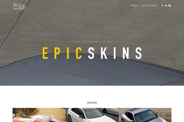 Story theme site design template sample