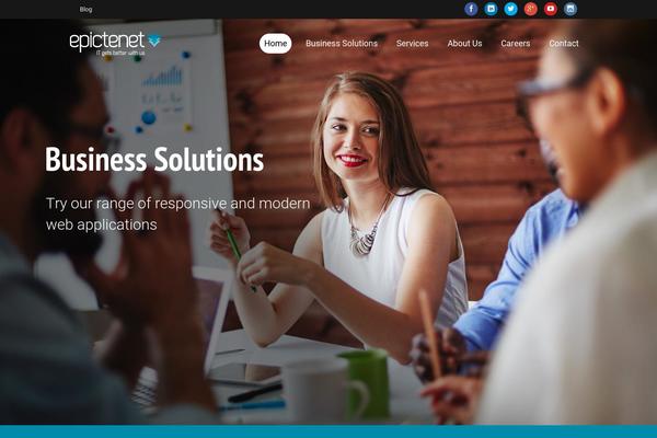 Vision_wp theme site design template sample