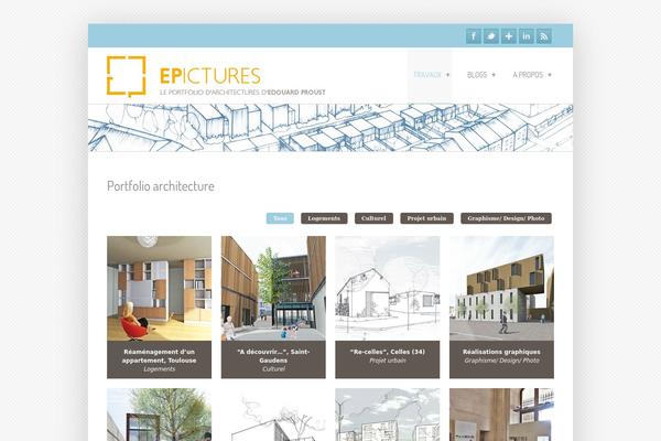 epictures.fr site used Simplecorp
