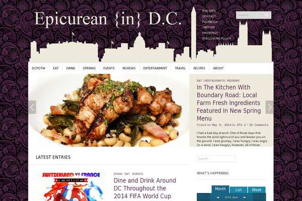 epicureandc.com site used Sight-wpcom