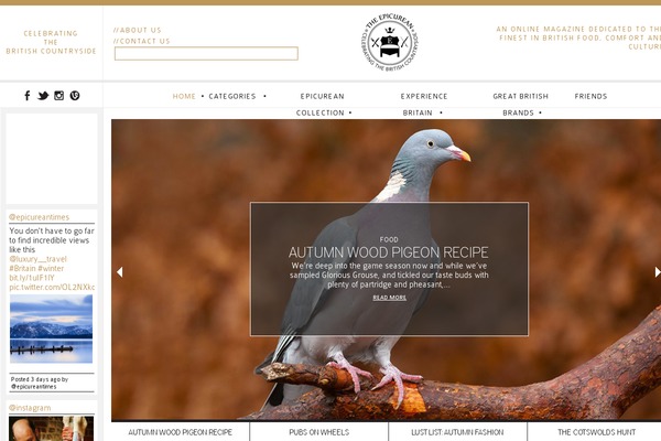 epicureantimes.com site used Epicurean
