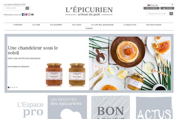 epicurien.com site used Epicurien