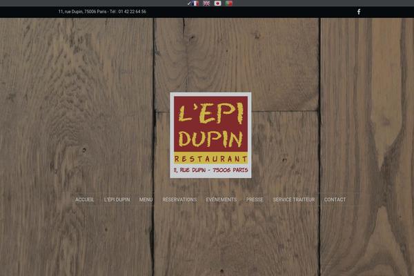 California theme site design template sample