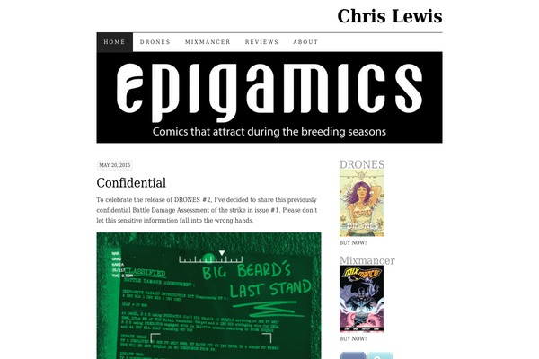 Site using Comic Easel plugin