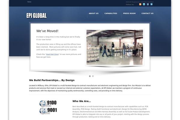 Karma theme site design template sample