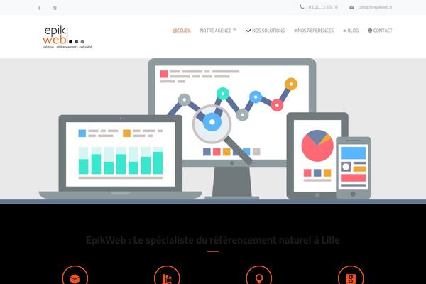 Refresh_light theme site design template sample