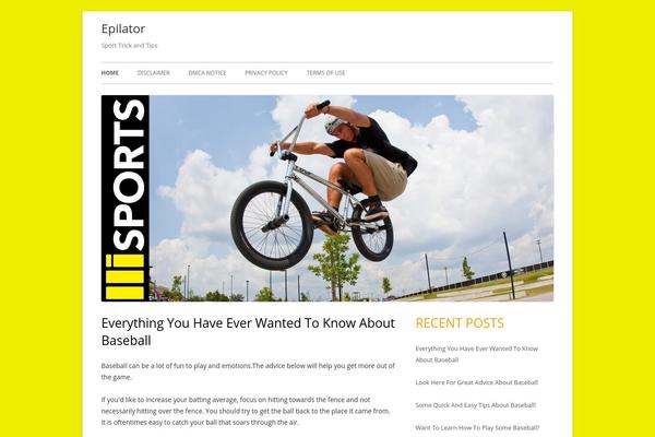 Tiny Forge theme site design template sample