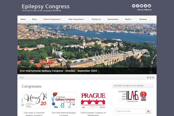 epilepsycongress.org site used Infinite