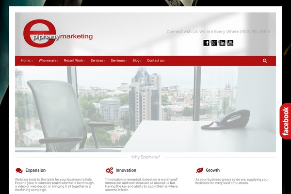 Site using Cool FB Likebox plugin
