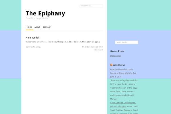 Hope theme site design template sample