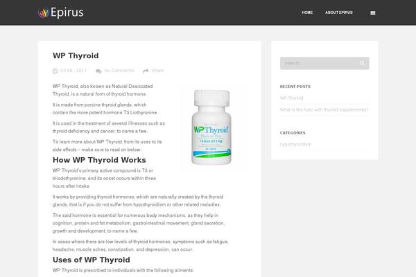 Feather theme site design template sample