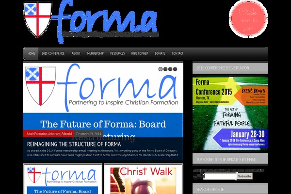 episcoforma.org site used Web-designer