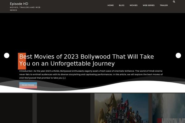 Bizberg theme site design template sample
