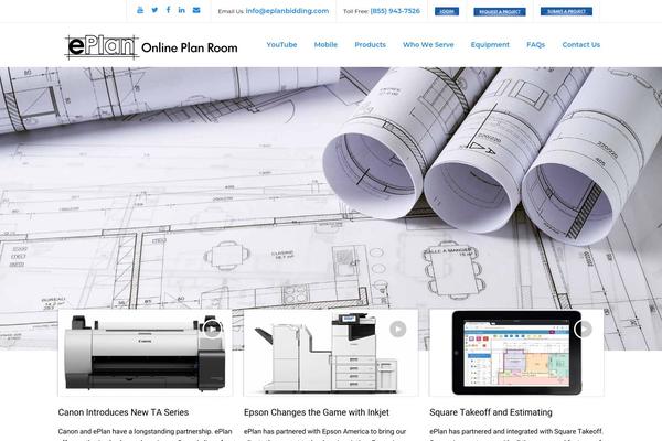 Construction theme site design template sample