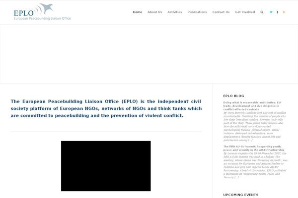 Enfold theme site design template sample