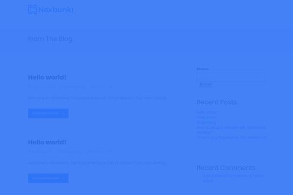 Site using Modeltheme-framework plugin