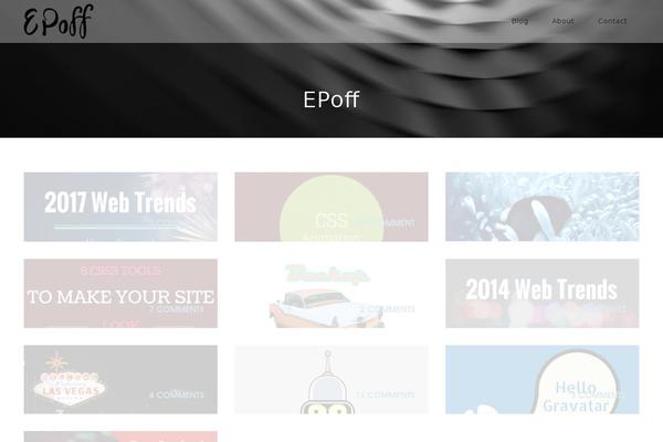 Central theme site design template sample