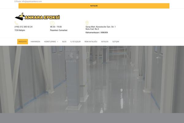 Tractor theme site design template sample