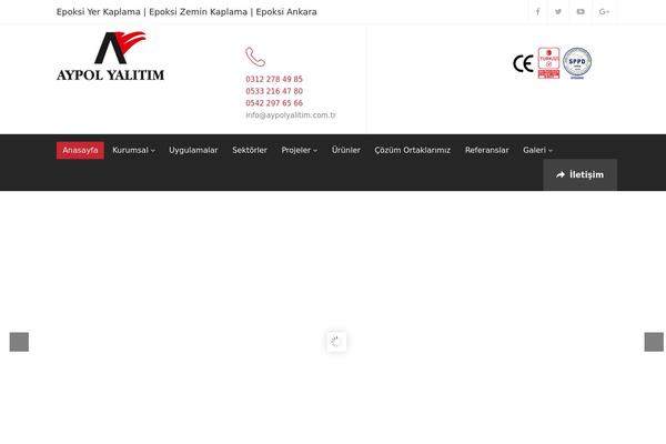 Industry theme site design template sample
