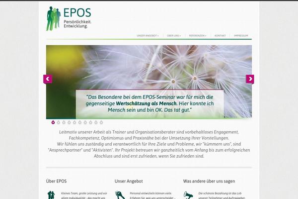 Enfold theme site design template sample