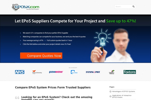 Whitelight theme site design template sample