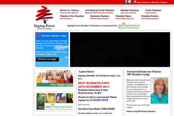 Chamber theme site design template sample