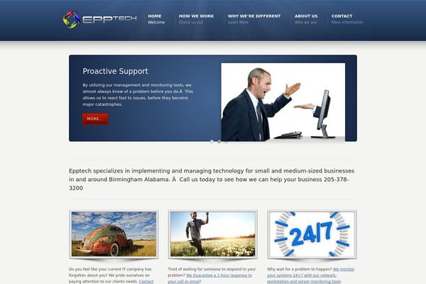 Karma theme site design template sample