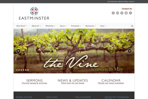 Modernize theme site design template sample