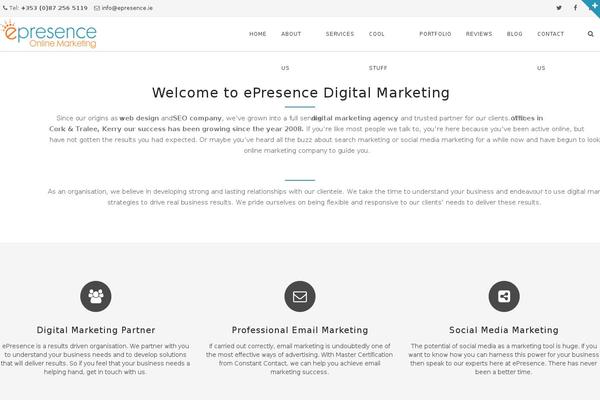 Hello Elementor theme site design template sample