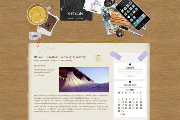 Desk Mess theme site design template sample