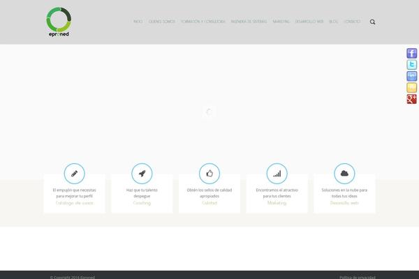 Stitch theme site design template sample