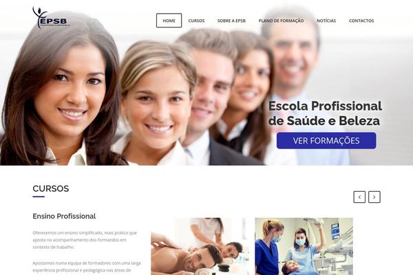 LMS theme site design template sample