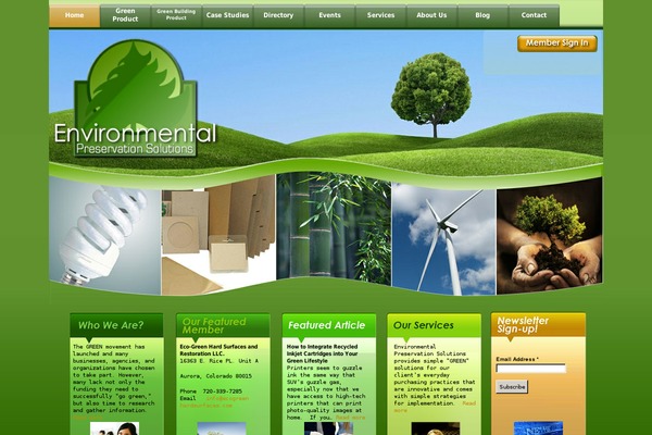 epsgreensolutions.com site used Enviro