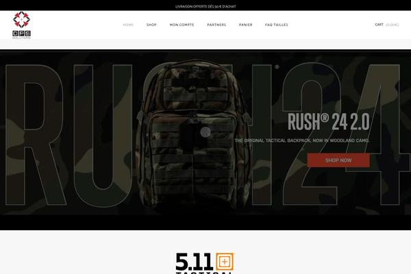 Depot theme site design template sample