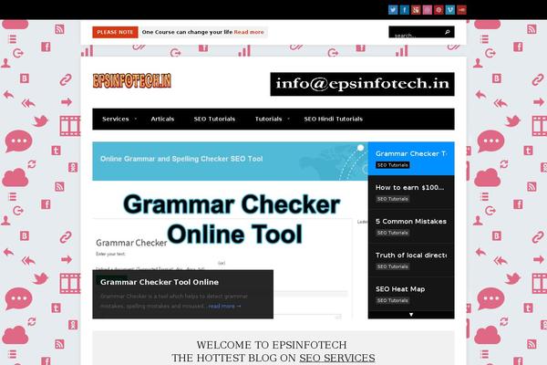 Bloggit theme site design template sample