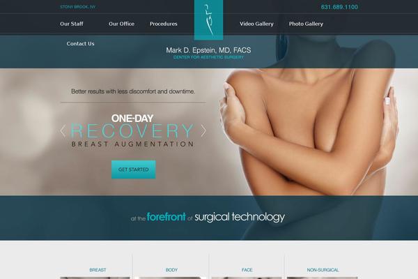 epsteinplasticsurgery.com site used Am-base-child-theme