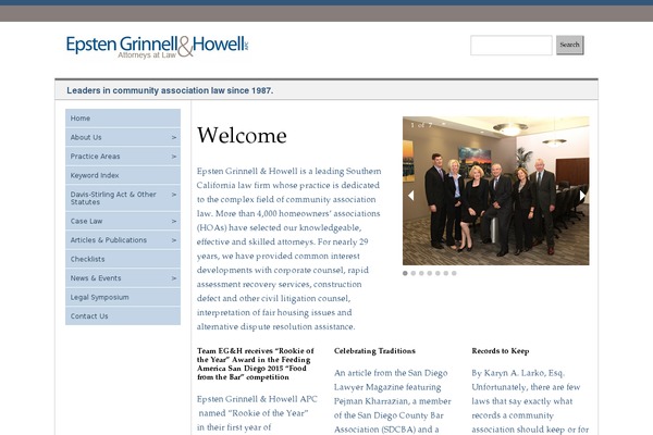 Site using Parallax Scroll plugin