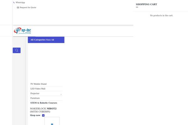 Electro theme site design template sample