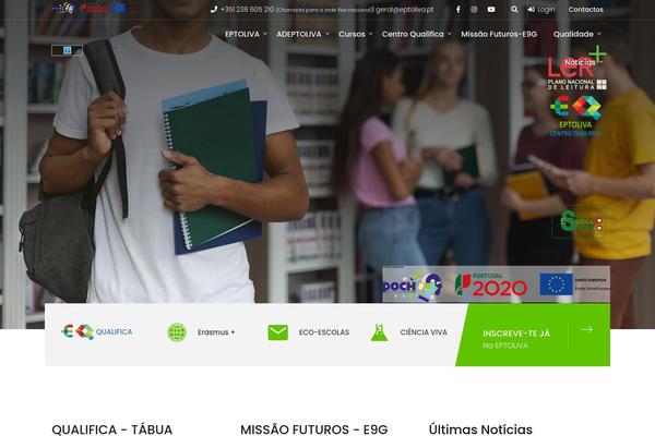 eptoliva.pt site used Eduma-child-instructor