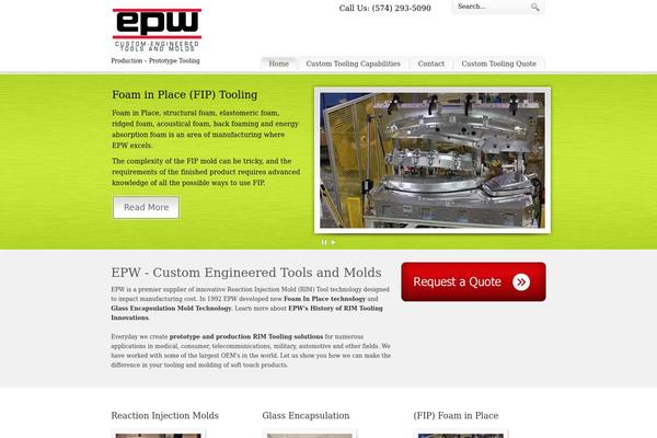 PureVISION theme site design template sample