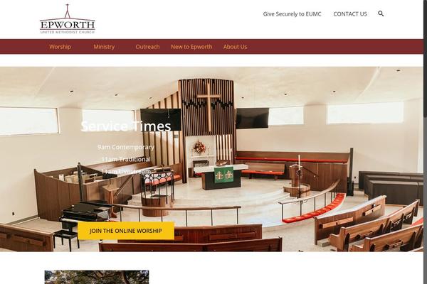 Site using Elementor plugin