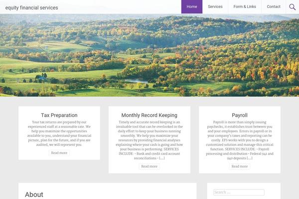 Radiate theme site design template sample
