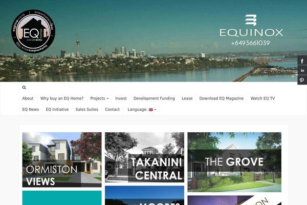 Coeur theme site design template sample