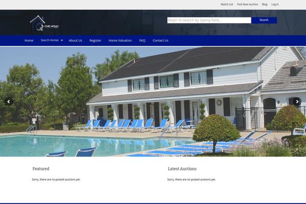 eqhomemarket.com site used Auctiontheme