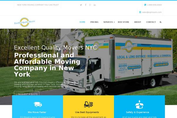 eqmovers.com site used Wp-maxclean