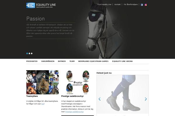 Total theme site design template sample