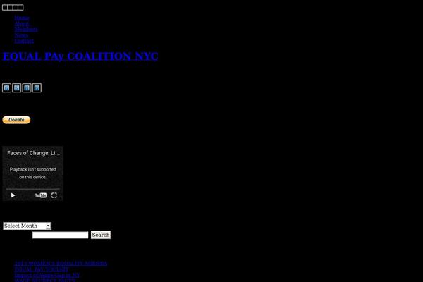 equalpaynewyork.org site used Redaccent