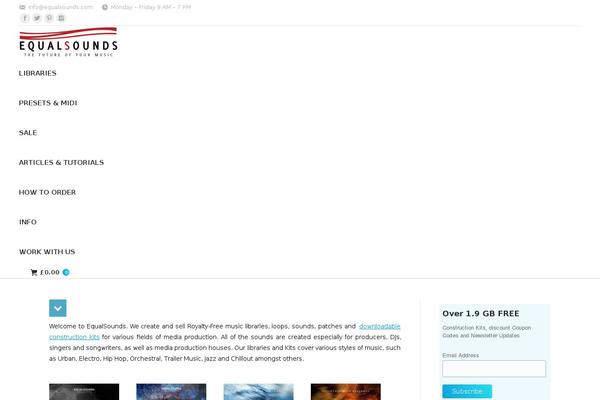 Site using Fullwidth-audio-player plugin